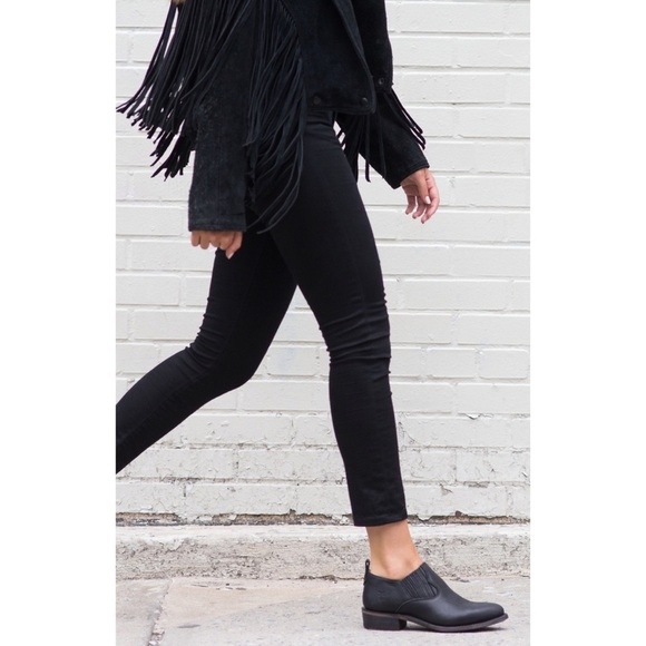 Frye Shoes - $339 Frye Eleanor Black Leather Western Shootie Everyday Casual Comfy Ankle Boot